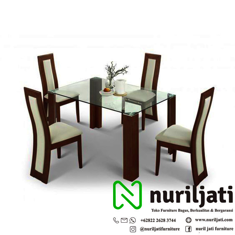 Jual Meja Makan Jati Minimallis Slim