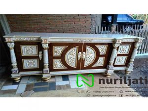 Bufet Klassic Ukir Jati Cinta