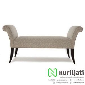 Bangku Sofa Bench Jati Minimalis Duco Motif