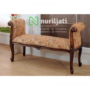 Bangku Sofa Bench Single Ukir Jepara