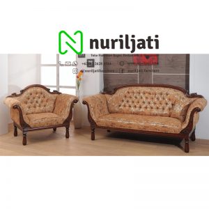 Bangku Sofa Santai Nuril Jati Elegant