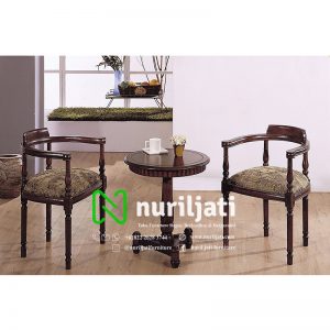 Kursi Teras Hiroshima Ukir Klassik