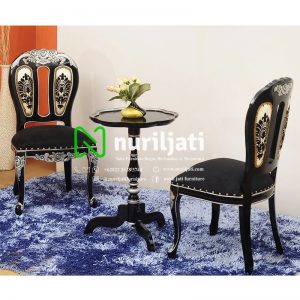Kursi Teras Ukir Jati Mewah Krawangan