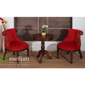 Jual Sofa Kursi Teras Ukir Jati Red