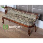 Sofa Santai Single Kupu Kupu Nuril Jati Jepara