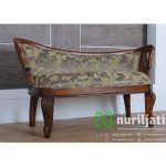 Sofa Santai Single Kupu Kupu Nuril Jati Jepara