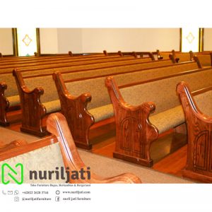 Bangku Gereja Sofa Motif Jati Minimalis