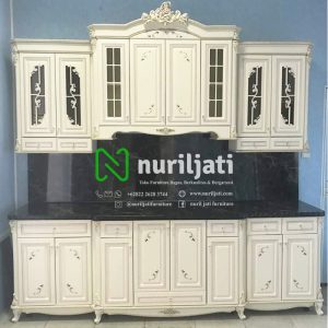 Kitchen Set Dapur Ukir Duco Putih