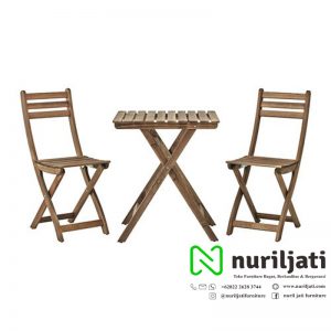 Kursi Teras Lipat Cafe Jati Garden