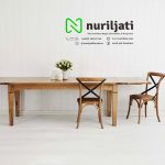 Meja Makan Cafe Magic Koboi Jati