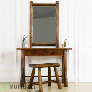 Meja Rias Konsul 2 Laci Jati Antik