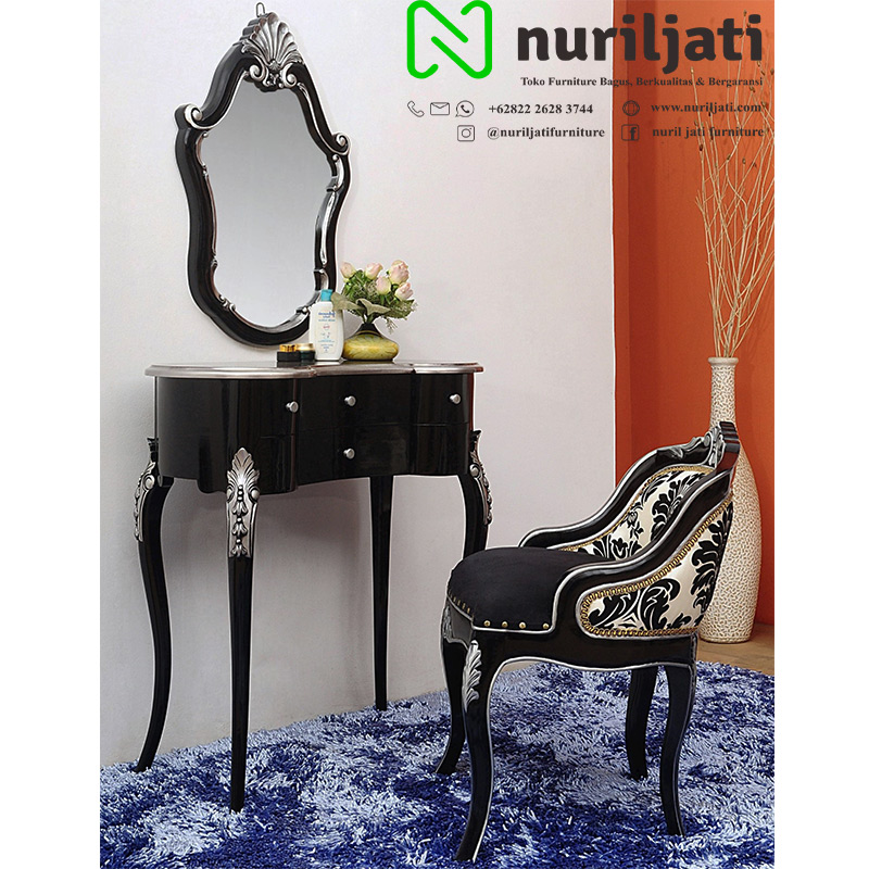  Meja  Rias  Ukir Duco Elegant  Terbaru Nuril Jati Furniture 