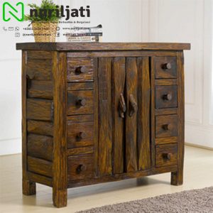 Nakas Meja Laci Binggo Jati Antik