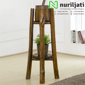 Pot Bunga Binggo Jati Antik