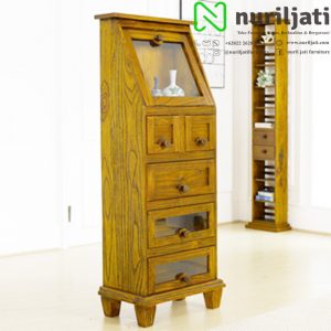 Rak Hias Binggo Laci Jati Antik