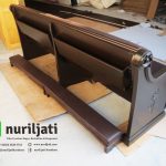 Model Bangku Gereja Jati Panjang Custom