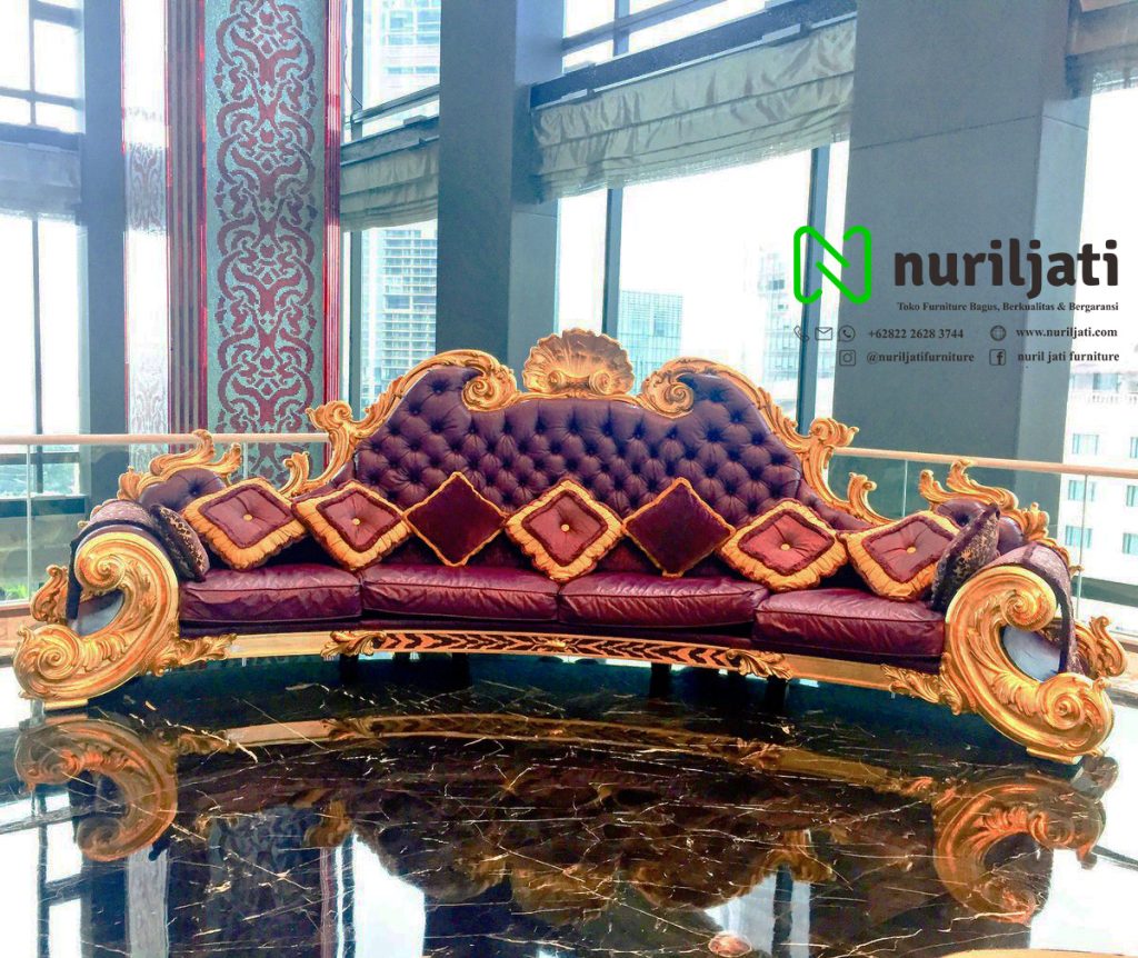 Jual Sofa Jati Ukir Mewah Jackson Italian