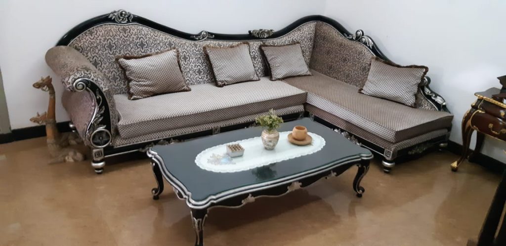 Gambar Sofa Tamu Sudut Ukir Furnish Duco