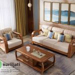 Sofa Tamu Minimalis Jati Lokal Jepara
