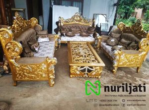 Sofa Tamu Ukir Jati Terbaru Jepara