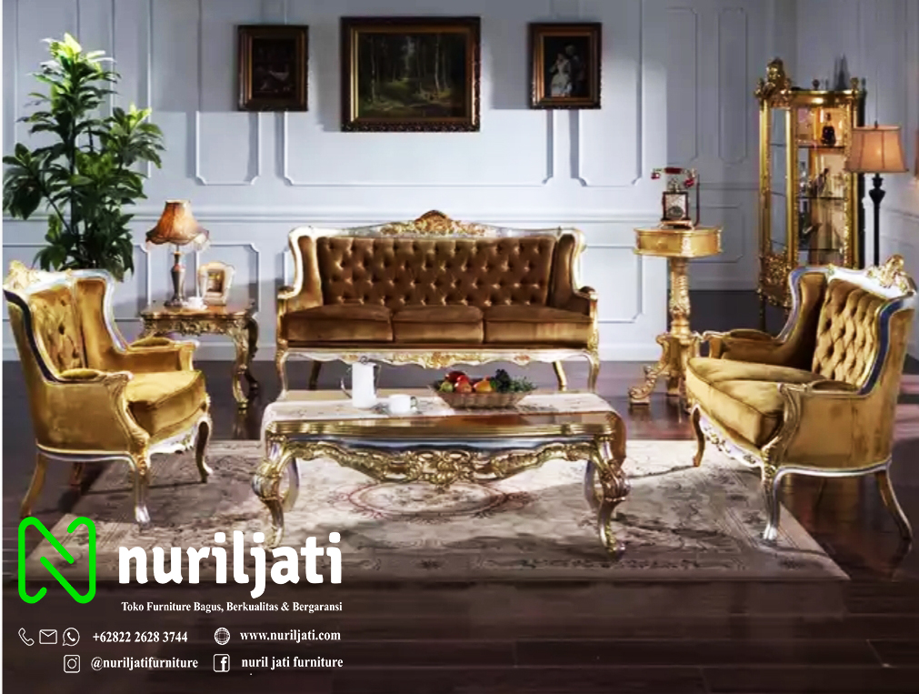 Jual Sofa Tamu Ukir Jepara Aulia Jati