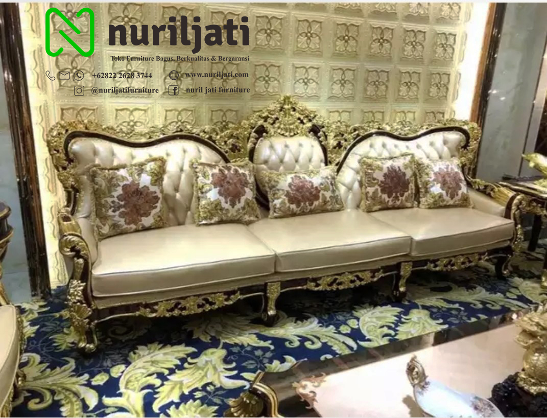 Jual Sofa Tamu Ukir Mewah Jati Jepara 01