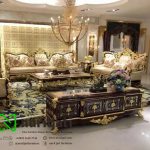 Sofa Tamu Ukir Mewah Jati Jepara