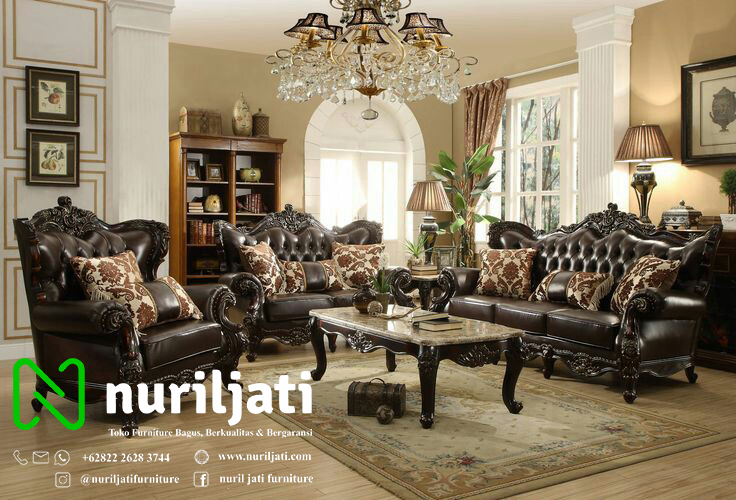 Jual Sofa Tamu Model Ukir Jati Jepara