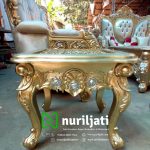 Sofa Tamu Ukir Belagio Bludru Kayu Jati