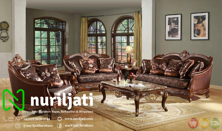 Jual Sofa Tamu Ukir Rahwana Royal Jepara
