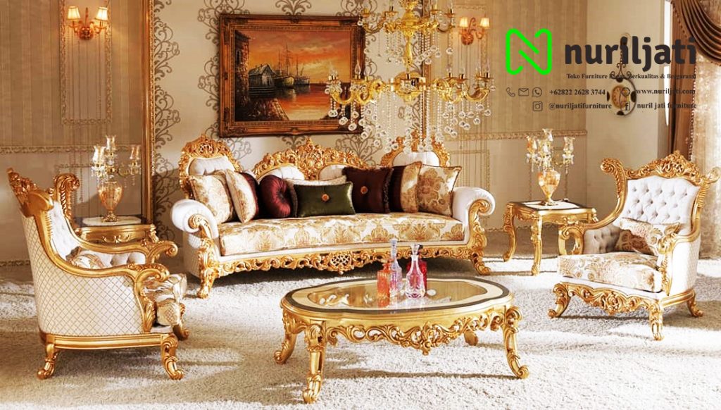 Gambar Sofa Tamu Ukir Rayon Mewah Jepara