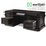 Meja Kantor Kayu Jati Furnish Duco