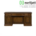 Meja Kantor Minimalis Modern Kayu Jati