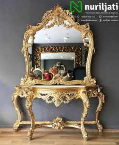 Meja Rias Mewah Ukir Melati Terbaru 022