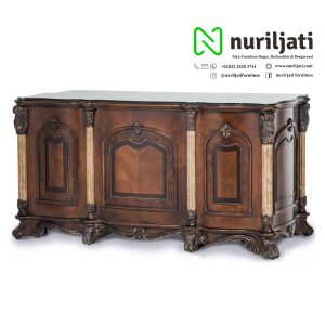 Jual Model Meja Kantor Ukir Kayu Jati