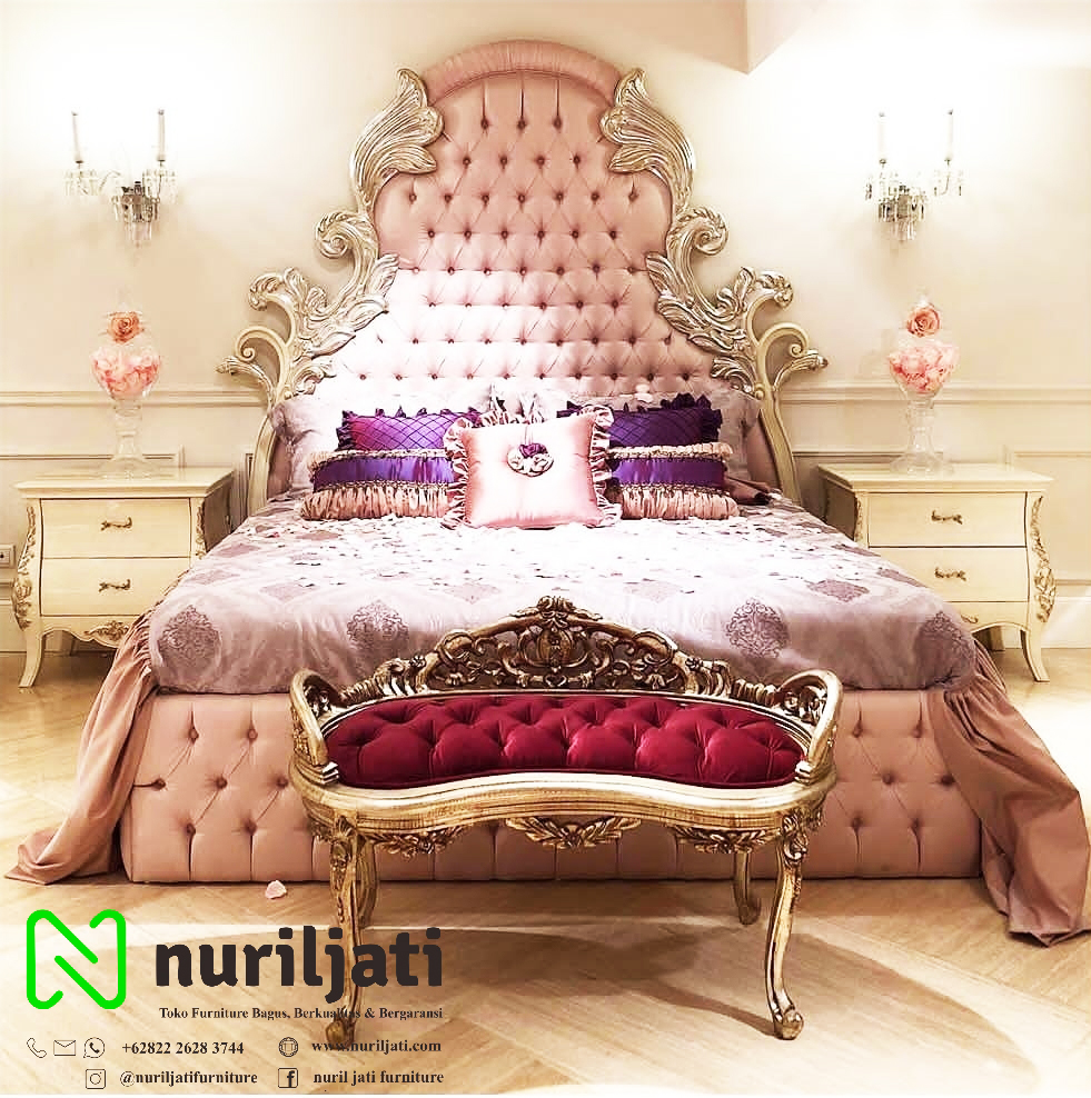 Jual Ranjang Tempat Tidur Ukir 012 Duco Mewah