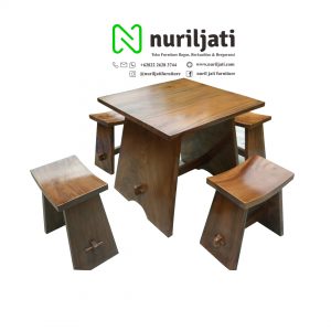 Set Kursi Cafe Minimalis 4 kursi