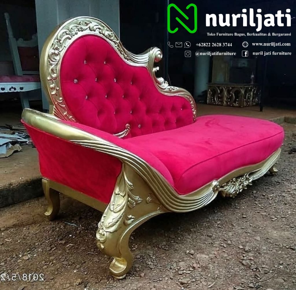 Jual Sofa Santai Lois Jati Ukir Angsa