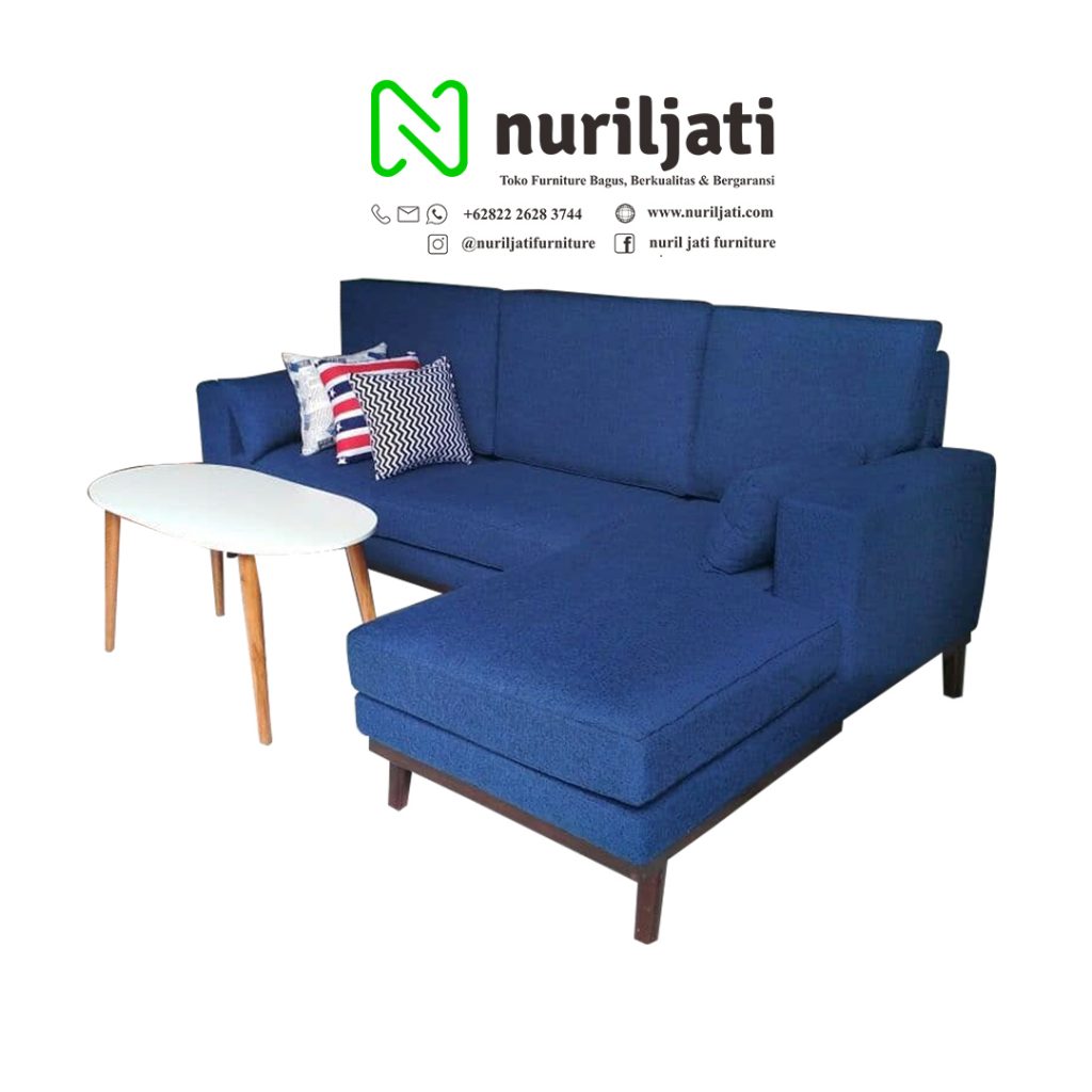 Jual Sofa Tamu Sudut Model Retro Minimalis