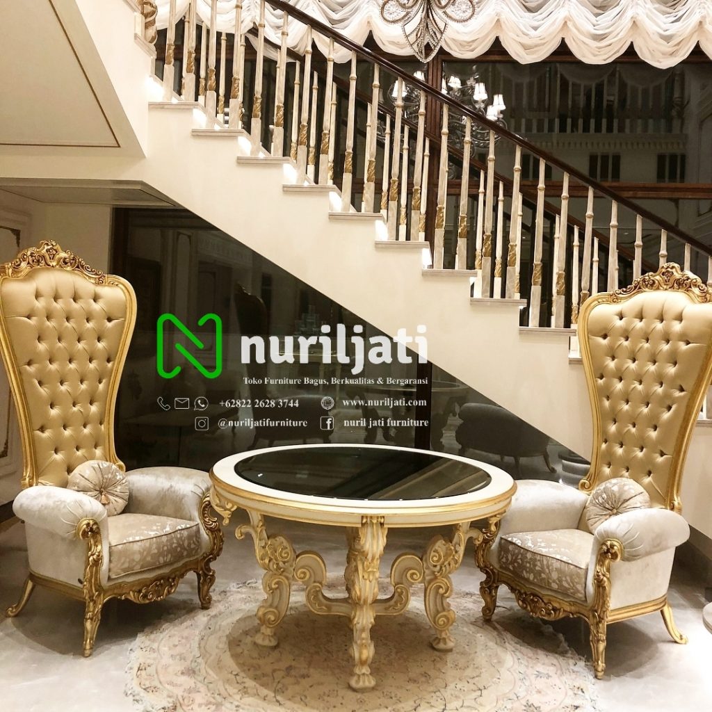 Jual Sofa Teras Jati Ukir Mewah Italian