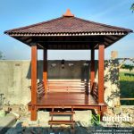Gazebo Kayu 01 Model Minimalis Terbaru