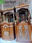 Model Mimbar Masjid Ukir Jepara Terbaru