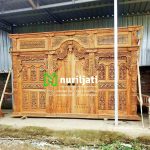 Pintu Gebyok Ukir Kayu Jati Terbaru 01