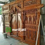 Pintu Gebyok Ukir Kayu Jati Terbaru 01
