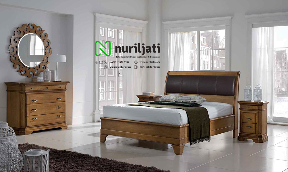 Set Tempat Tidur Hotel Kayu Jati