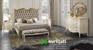 Set Tempat Tidur Butterfly Ukir Motif