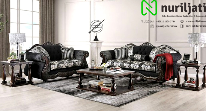 Jual Set Sofa Tamu Ukir Kelapa Gading Jakarta