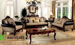 Set Sofa Tamu Ukir Model Klasikan