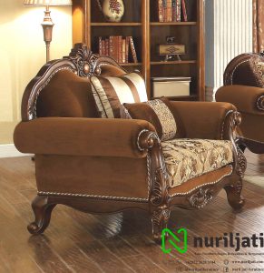 Jual Set Sofa Tamu Ukiran Klasik Jepara 01