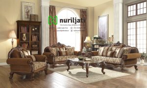 Set Sofa Tamu Ukiran Klasik Jepara